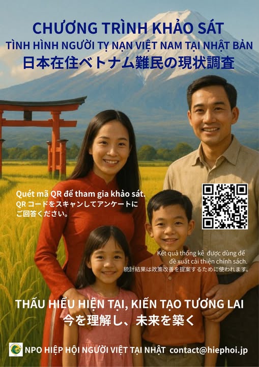 Announcement: Survey on Vietnamese Refugees in Japan 2025-2026